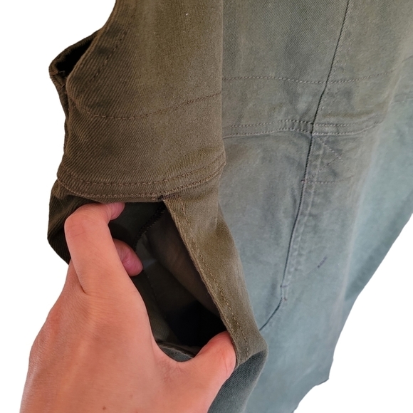 THE Cove olive green overall dress skirt Medium - Picture 3 of 9